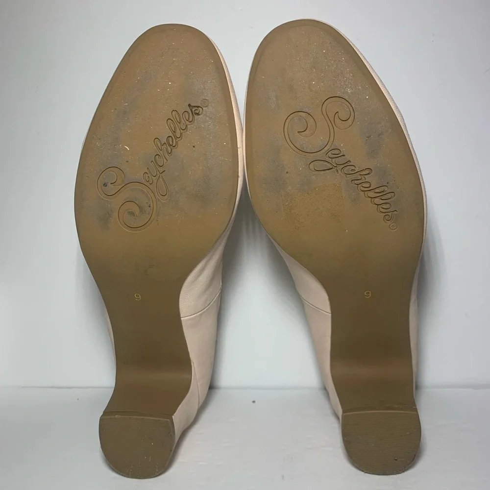 Seychelles Womens Mary Jane Pump Pastel Pink Leather Anthropologie Heels Size‎ 9